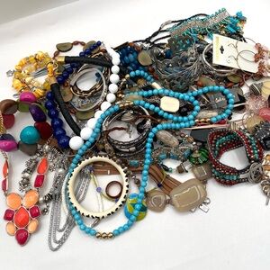 Jewelry Crafting and Wearable Lot Bundle Over 3lbs.